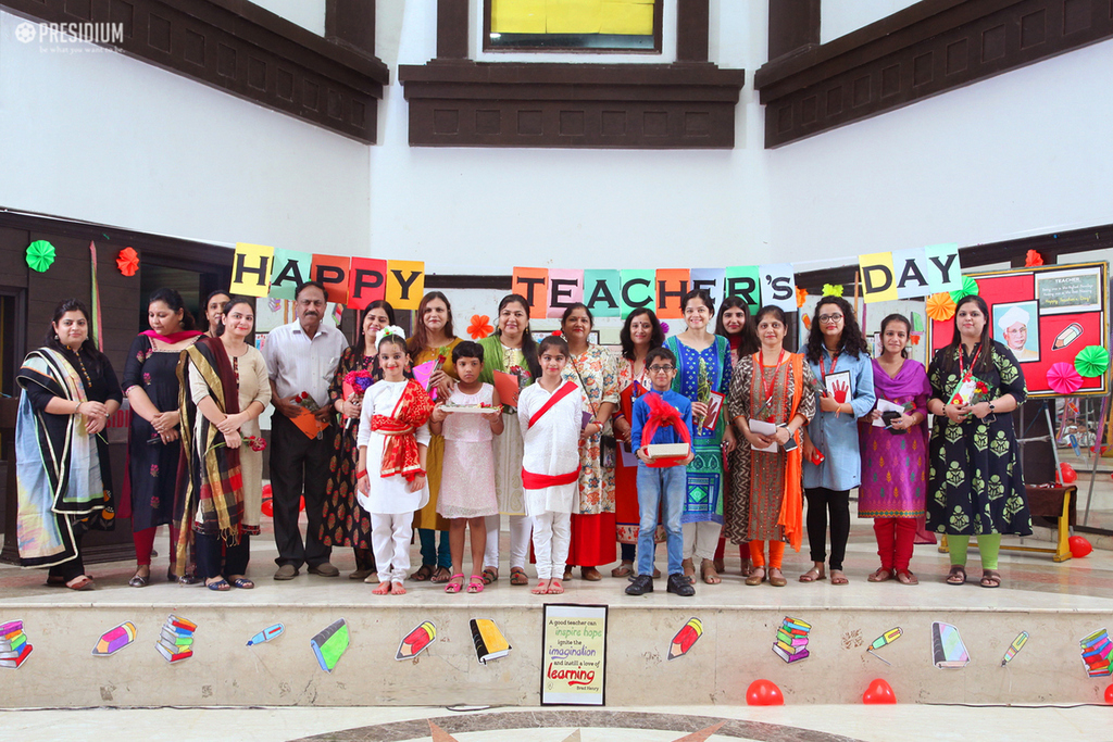 Presidium Indirapuram, PRESIDIANS HONOUR THEIR TEACHERS ON TEACHERS' DAY