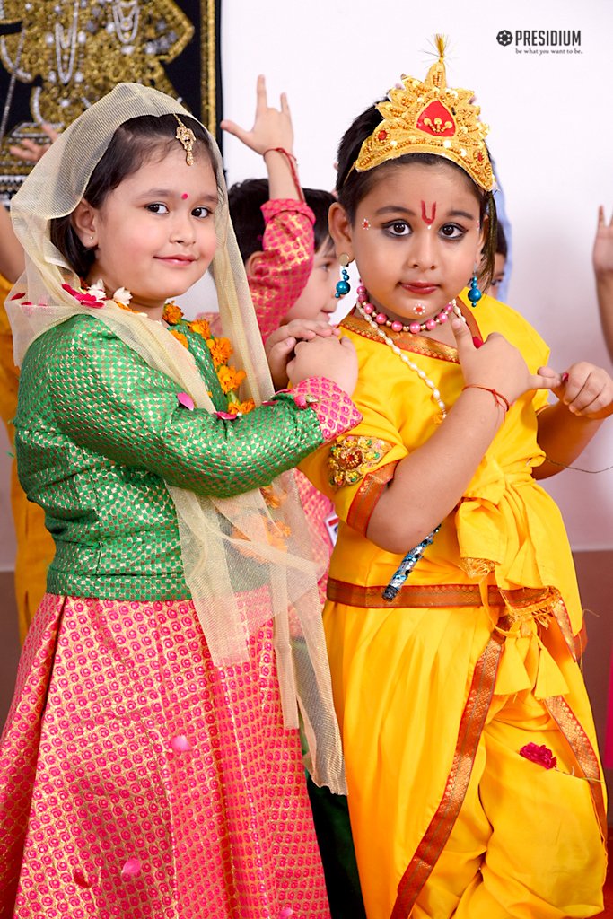 Presidium Gurgaon-57, PRESIDIANS CELEBRATE A BLISSFUL JANMASHTAMI WITH THEIR FRIENDS