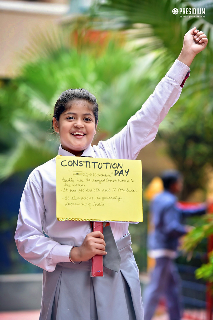 Presidium Pitampura, STUDENTS CELEBRATE NATIONAL CONSTITUTION DAY 