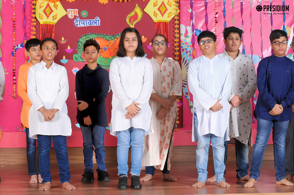 Presidium Pitampura, STUDENTS GRASP THE TRUE ESSENCE OF DIWALI