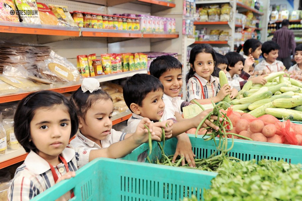 Presidium Gurgaon-57, VISIT TO SRS MART: AN ENRICHING EXPERIENCE FOR LITTLE PRESIDIANS