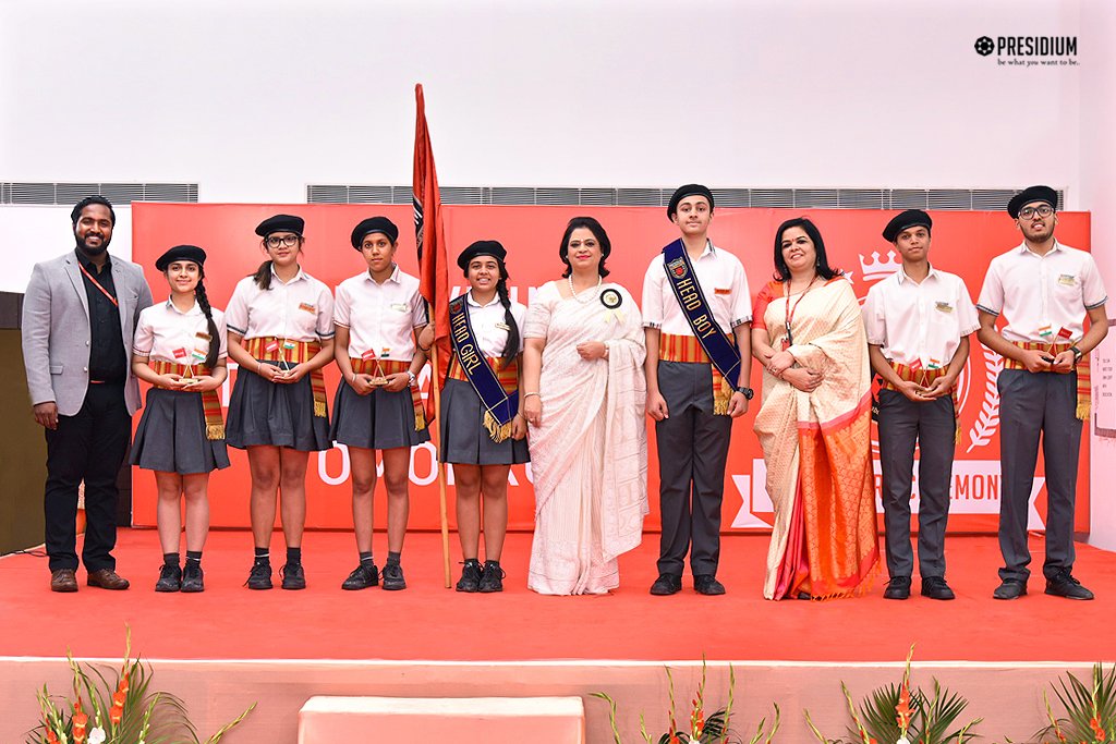 Presidium Gurgaon-57, CROWNING THE LEADERS OF TOMORROW AT INVESTITURE CEREMONY