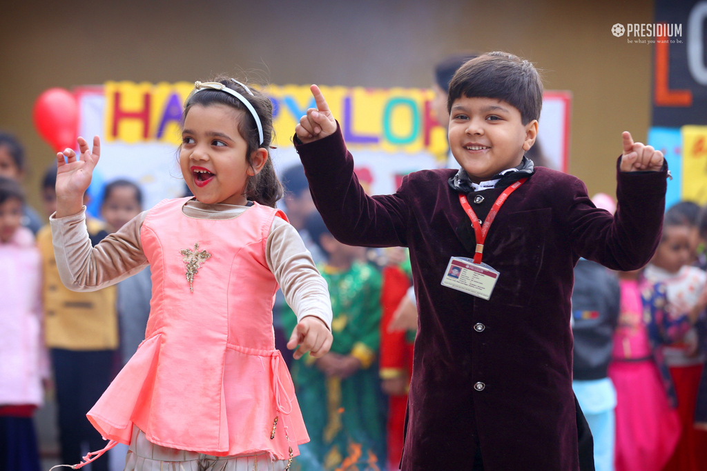 Presidium Vivek Vihar, PRESIDIANS CELEBRATE THE FESTIVAL OF LOHRI WITH GREAT ENTHUSIASM