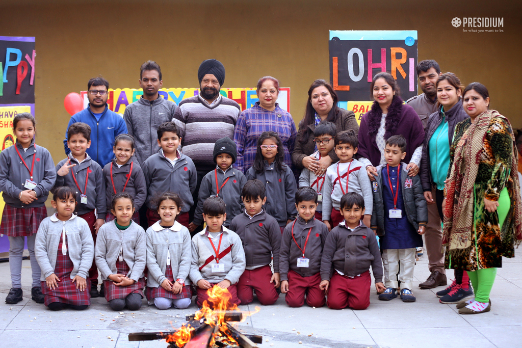 Presidium Vivek Vihar, PRESIDIANS CELEBRATE THE FESTIVAL OF LOHRI WITH GREAT ENTHUSIASM