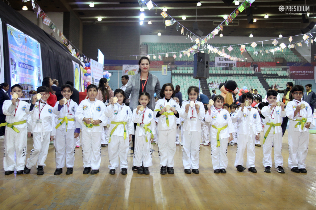 Presidium Punjabi Bagh, PRESIDIUM BAGS A TROPHY AT SUBJUNIOR TAEKWONDO CHAMPIONSHIP