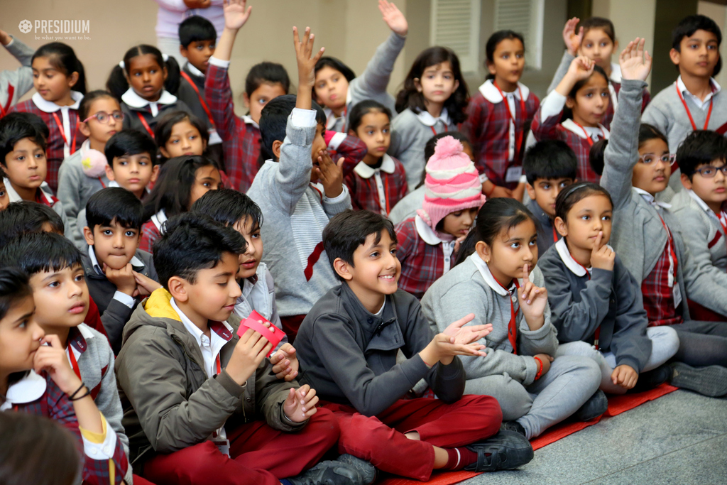 Presidium Gurgaon-57, PRESIDIANS HONE THEIR SOCIAL SKILLS WITH PUPPET MAKING ACTIVITY