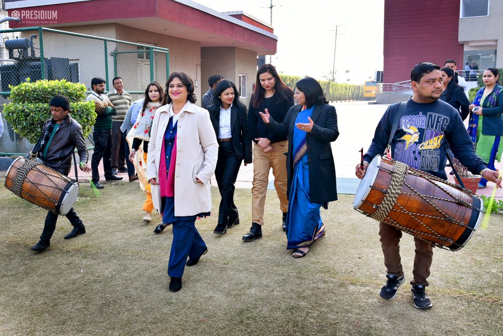 Presidium Rajnagar, A JOYFUL LOHRI CELEBRATION WITH OUR DEAR SUDHA MA’AM