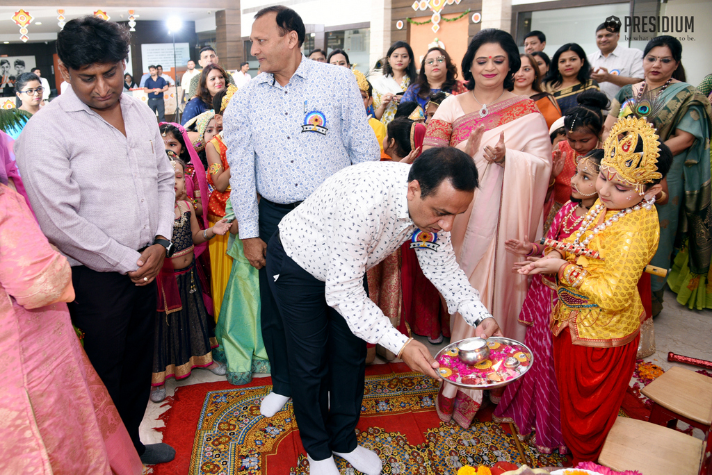 Presidium Rajnagar, SUDHA MA’AM JOINS PRESIDIANS FOR JANMASHTAMI CELEBRATIONS
