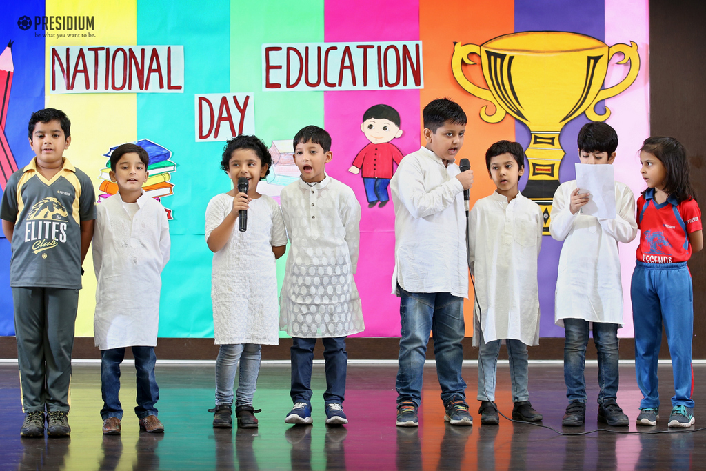 Presidium Rajnagar, NATIONAL EDUCATION DAY: EDUCATION IS THE SOURCE OF POWER PROGRESS