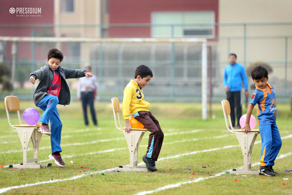 Presidium Rajnagar, SPORTS DAY SEMI FINALS: SPORTS REVEAL THE CHARACTER OF PLAYERS