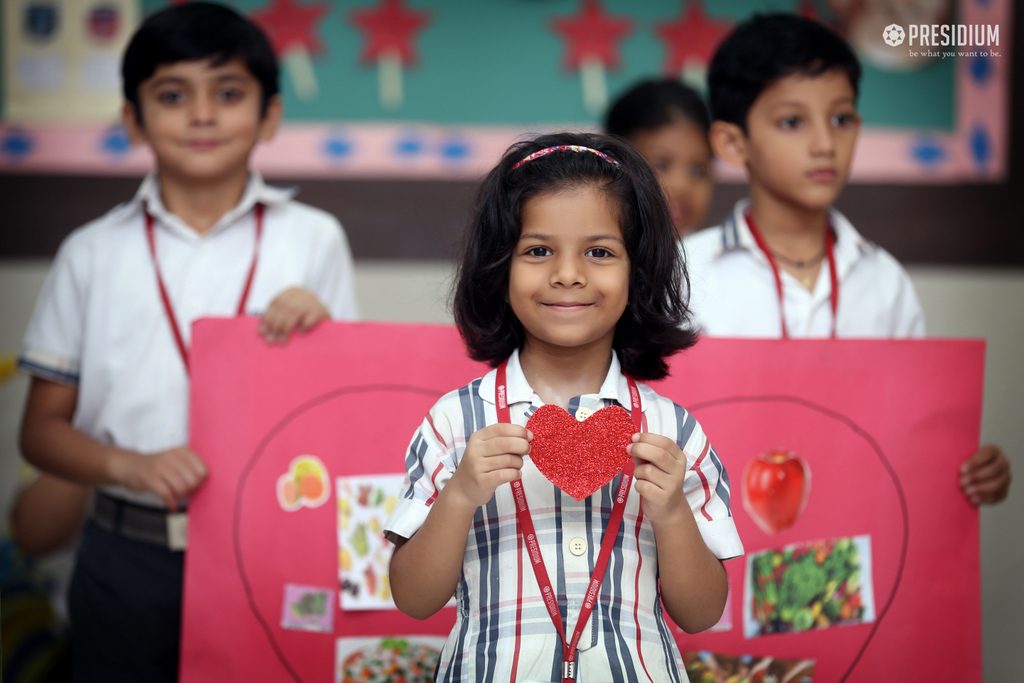 Presidium Rajnagar, HEART DAY: PRESIDIANS GIVE THUMBS UP TO A HEALTHY LIFESTYLE