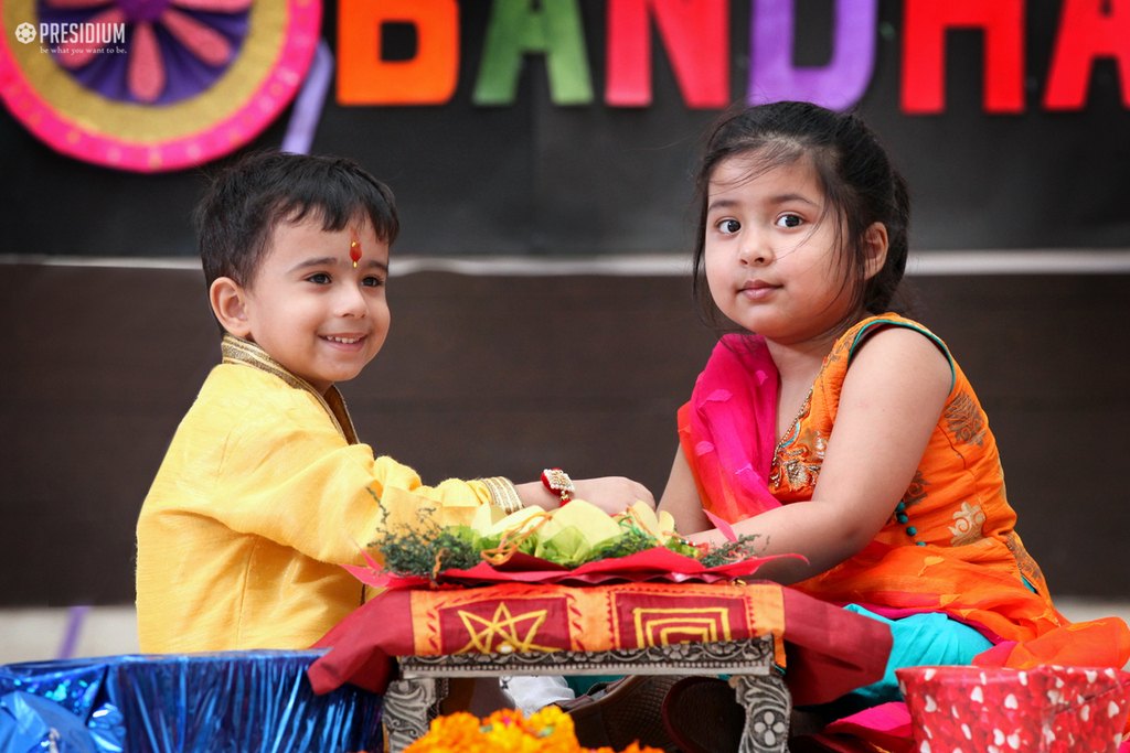 Presidium Indirapuram, PRESIDIANS CELEBRATE THE AUSPICIOUS OCCASION OF RAKHI WITH JOY 