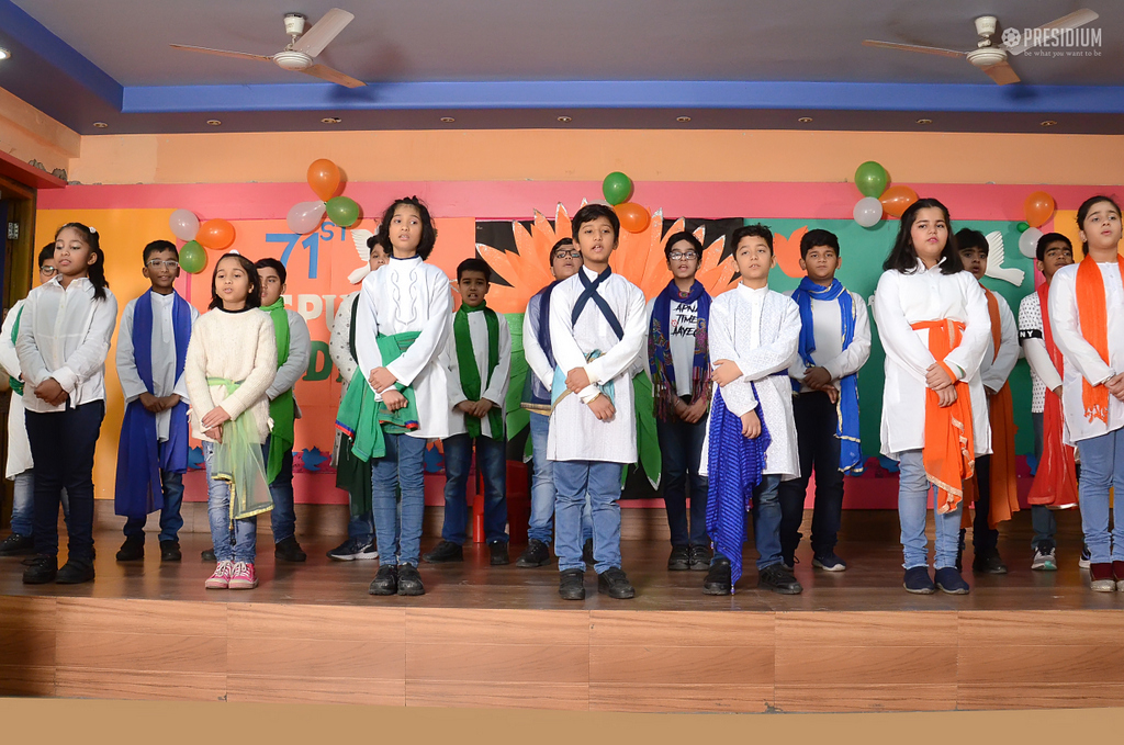 Presidium Indirapuram, STUDENTS CELEBRATE THE UNITY OF INDIA WITH MRS.SUDHA GUPTA