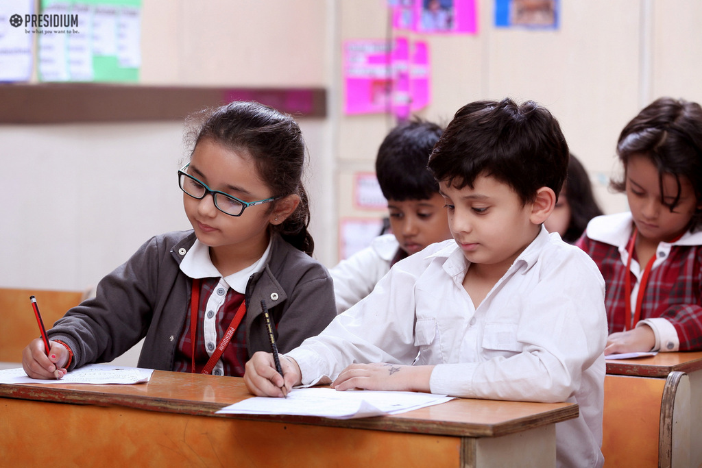 Presidium Indirapuram, SPELLATHON: YOUNG GRAMMATICIANS DISPLAY THEIR POWER OF VOCABULARY