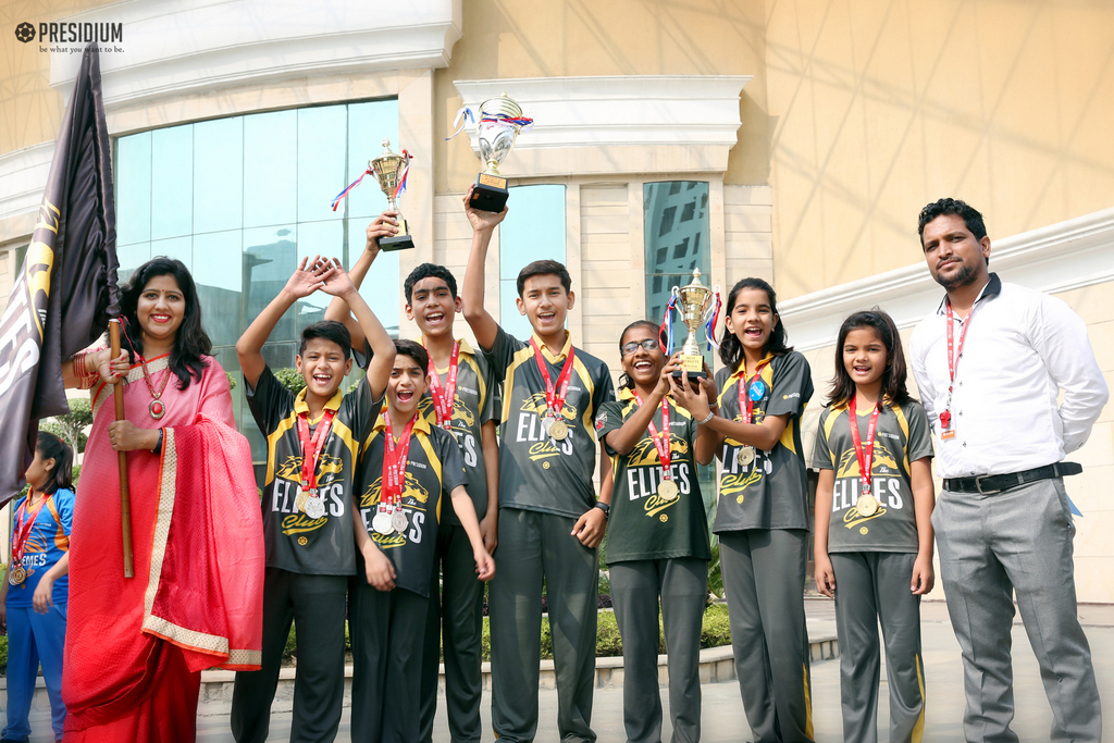 Presidium Rajnagar, SUDHA MA'AM ACKNOWLEDGES PRESIDIANS AT SPORTS PRIZE DISTRIBUTION