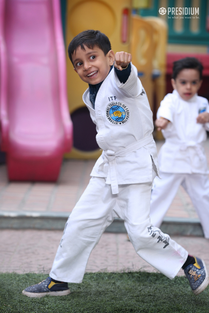 Presidium Vivek Vihar, PRESIDIANS INDULGE IN A FUN TAEKWONDO ACTIVITY