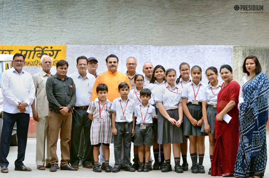 Presidium Rajnagar, PRESIDIANS VISIT ESTEEMED OFFICIALS AND SCHOOL TRUSTEE ON RAKSHABANDHAN