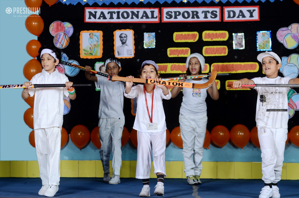 Presidium Vivek Vihar, PRESIDIUM VIVEK VIHAR MARKS NATIONAL SPORTS DAY 