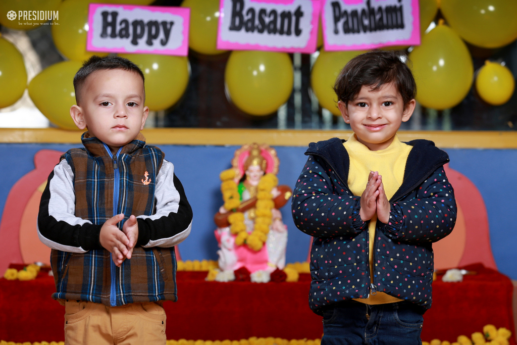 Presidium Vivek Vihar, PRESIDIANS CELEBRATE BASANT PANCHAMI WITH GREAT ARDOR