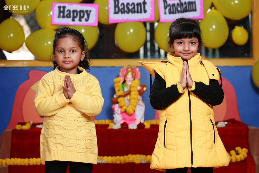 Presidium Vivek Vihar, PRESIDIANS CELEBRATE BASANT PANCHAMI WITH GREAT ARDOR