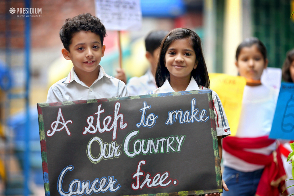 Presidium Vivek Vihar, AN INFLUENCIAL ROAD SHOW ON CANCER AWARENESS DAY
