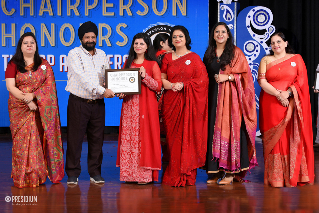 Presidium Vivek Vihar, TEACHERS CELEBRATE SUCCESS AT CHAIRPERSON HONOURS CEREMONY