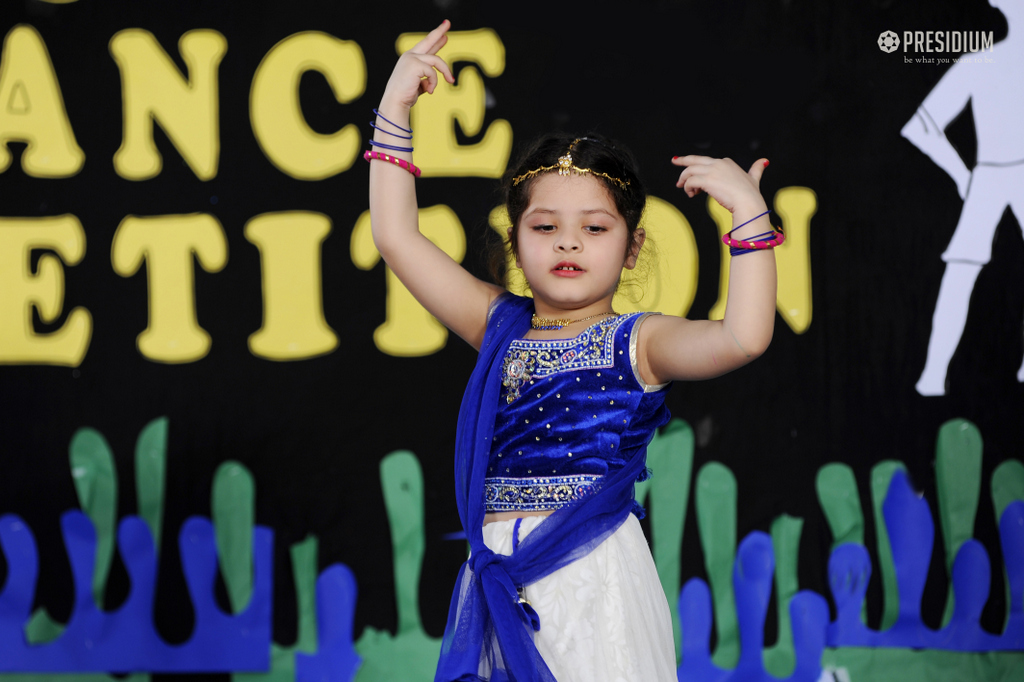 Presidium Vivek Vihar, PRAISEWORTHY POWERFUL PERFORMANCES AT INTERCLASS DANCE CONTEST