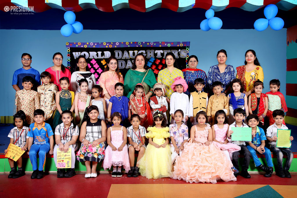 Presidium Vivek Vihar, CELEBRATING THE LITTLE ANGELS OF THE FAMILY ON DAUGHTER’S DAY 