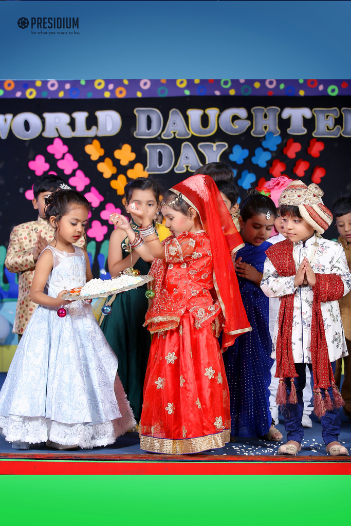 Presidium Vivek Vihar, CELEBRATING THE LITTLE ANGELS OF THE FAMILY ON DAUGHTER’S DAY 