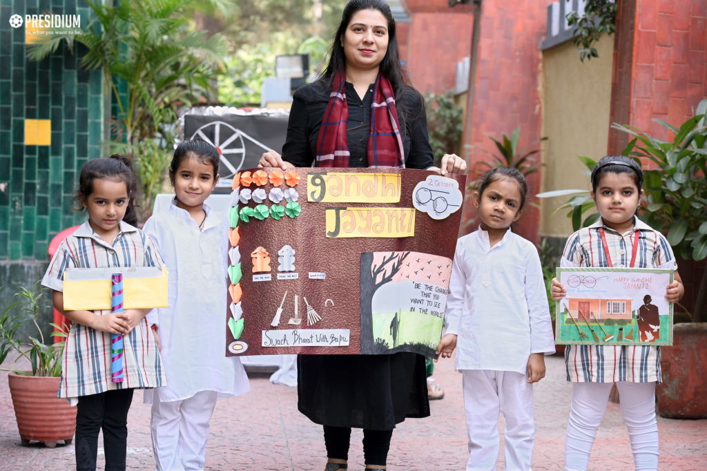 Presidium Vivek Vihar, GANDHI JAYANTI:PRESIDIANS REMINISCE GANDHIJI’S HISTORICAL MOMENTS