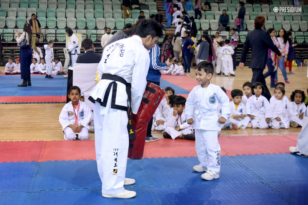 Presidium Vivek Vihar, STUDENTS OF PRESIDIUM ACED IN TAEKWONDO