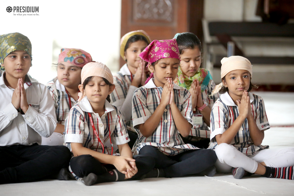 Presidium Vivek Vihar, YOUNG DEVOTEES DEVELOP A RESPECT FOR ALL RELIGIONS OF INDIA