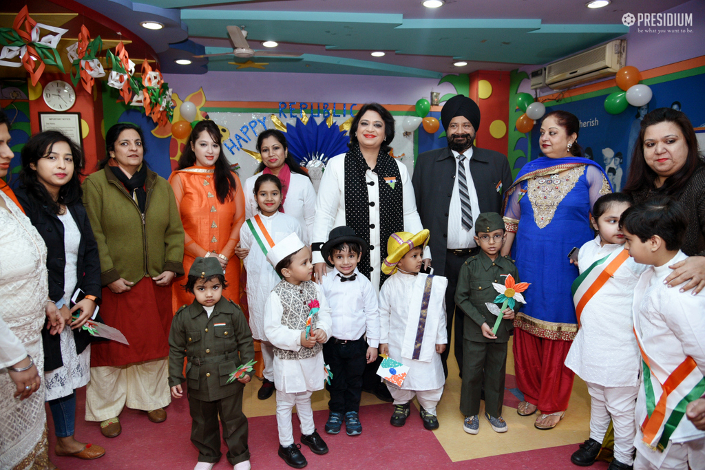 Presidium Vivek Vihar, SUDHA MA'AM JOINS LEADERS OF TOMORROW ON REPUBLIC DAY CELEBRATION