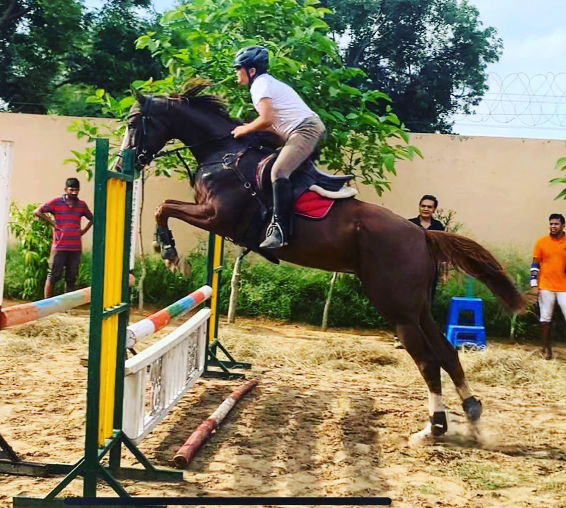 Presidium Gurgaon-57, AVIK BHATIA - OUR EQUESTRIAN PRODIGY!