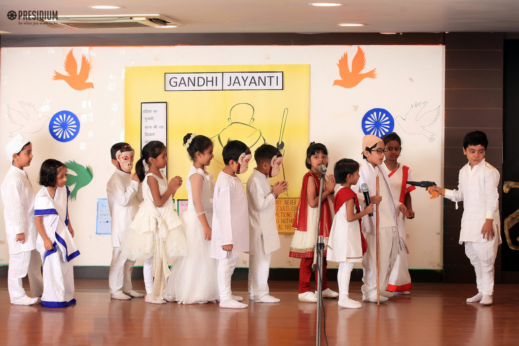 Presidium Gurgaon-57, GANDHI JAYANTI: PRESIDIANS VOW TO FOLLOW GANDHIJI'S PATH OF LIFE