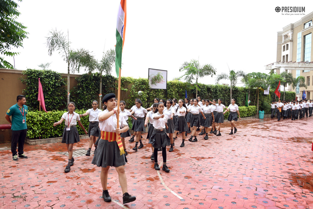 Presidium Gurgaon-57, MRS.SUDHA GUPTA CELEBRATES INDEPENDENCE DAY WITH PRESIDIANS