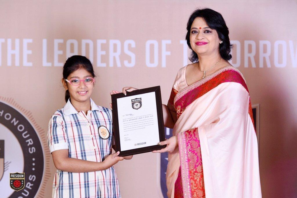 Presidium Gurgaon-57, PRESIDIUM’S YOUNG ACHIEVERS ACKNOWLEDGED AT CHAIRPERSON HONOURS -A GRAND CEREMONY