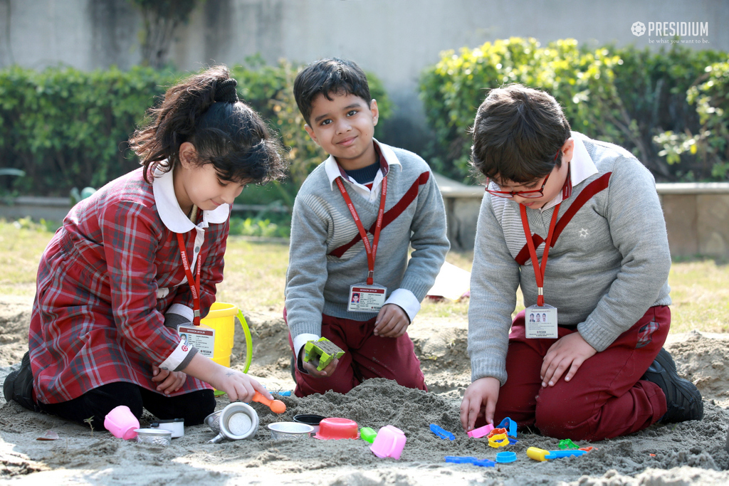 Presidium Indirapuram, A PERFECT FUSION OF LEARNING AND FUN WITH SANDPIT ACTIVITY