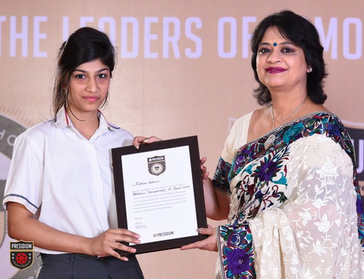 Presidium Indirapuram, PRESIDIUM’S YOUNG ACHIEVERS ACKNOWLEDGED AT CHAIRPERSON HONOURS-A GRAND CEREMONY