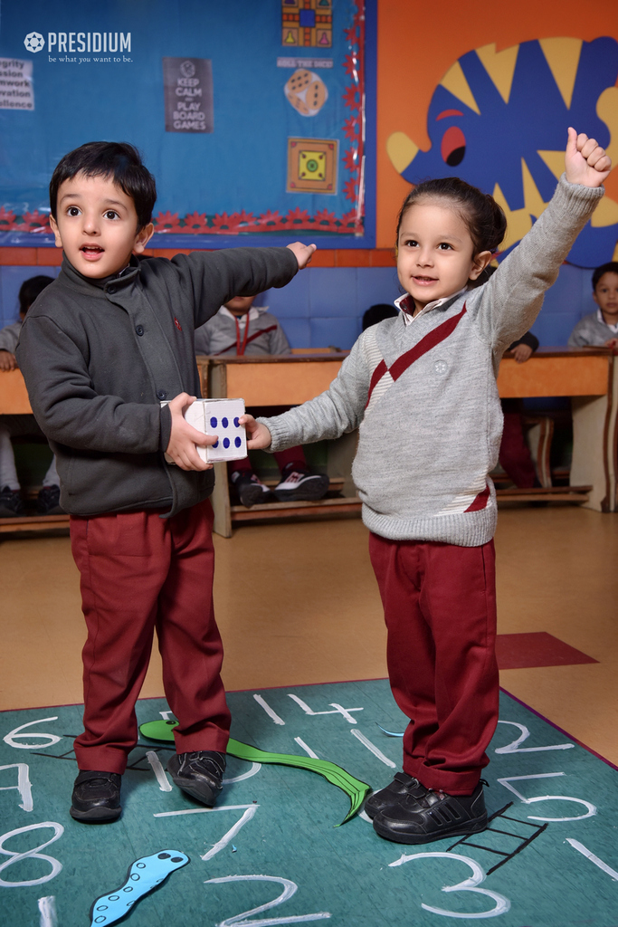 Presidium Dwarka-6, PRESIDIANS LEARN ABOUT THE NUMBER LINE WITH A FUN-FILLED ACTIVITY