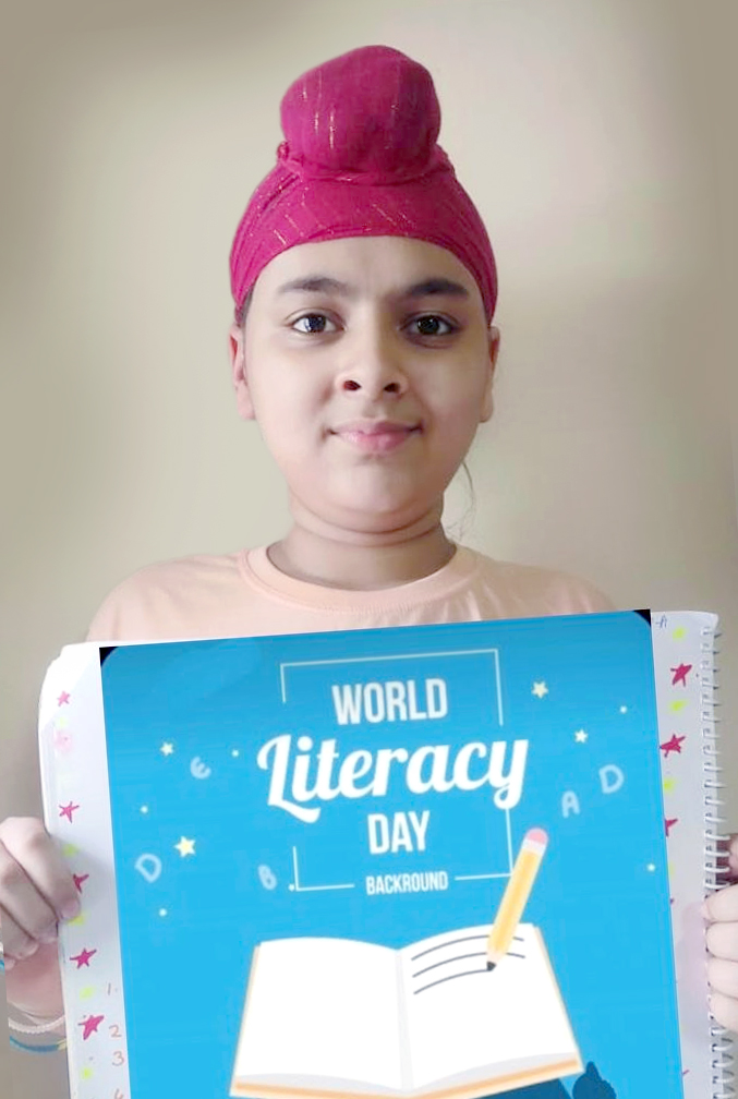 Presidium Punjabi Bagh, WORLD LITERACY DAY: PRESIDIANS PLEDGE LITERACY FOR ALL