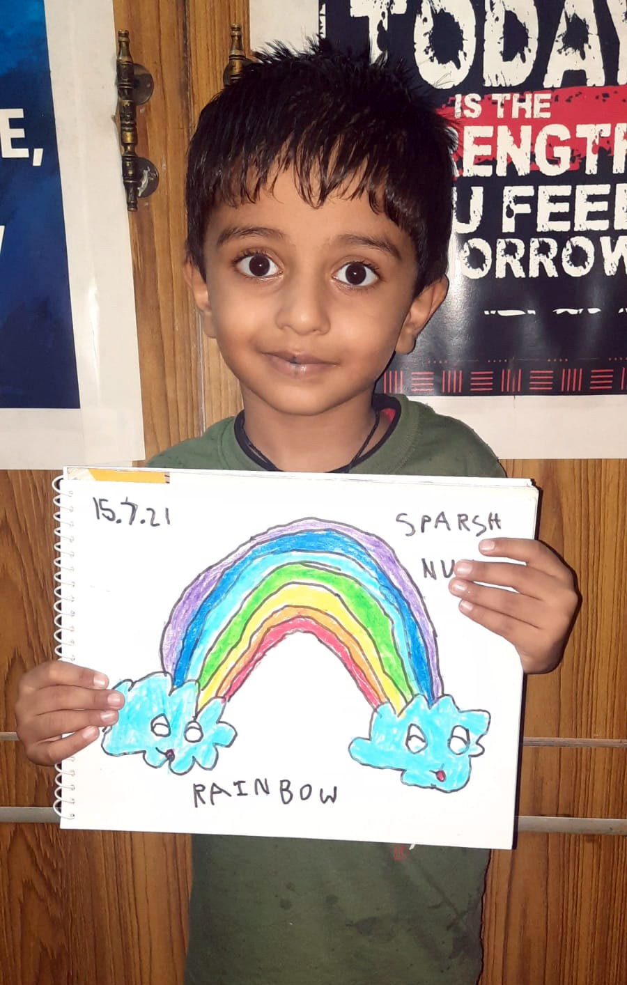 Presidium Rajnagar, DRAWING & COLORING COMPETITION: STUDENTS EXHIBIT THEIR CREATIVITY 