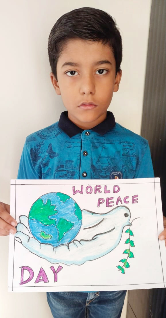 Presidium Rajnagar, STUDENTS MARK WORLD PEACE DAY WITH A PLETHORA OF ACTIVITIES