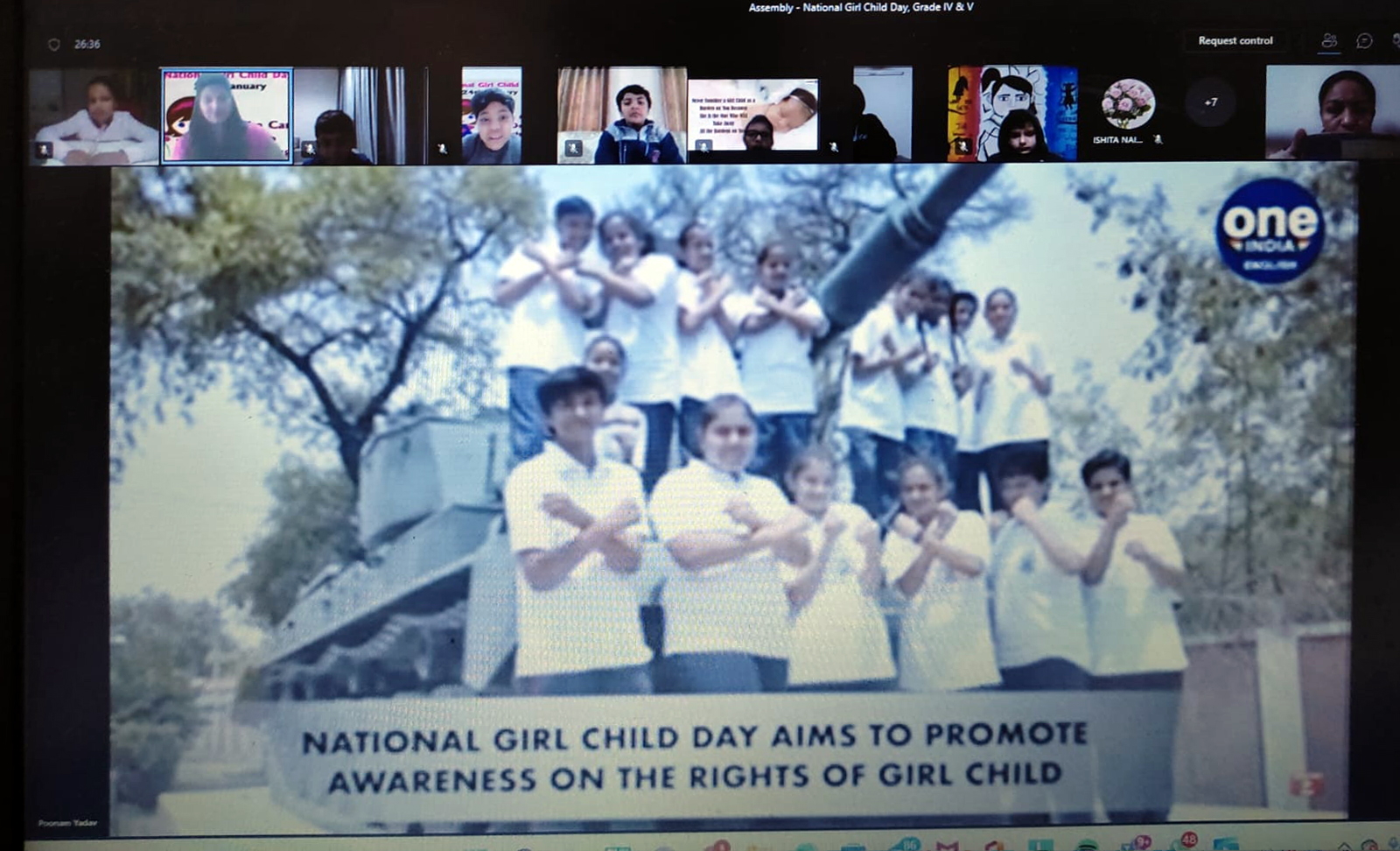 Presidium Dwarka-6, GIRL CHILD DAY: PRESIDIANS COMPREHEND THE NEED TO EMPOWER GIRLS