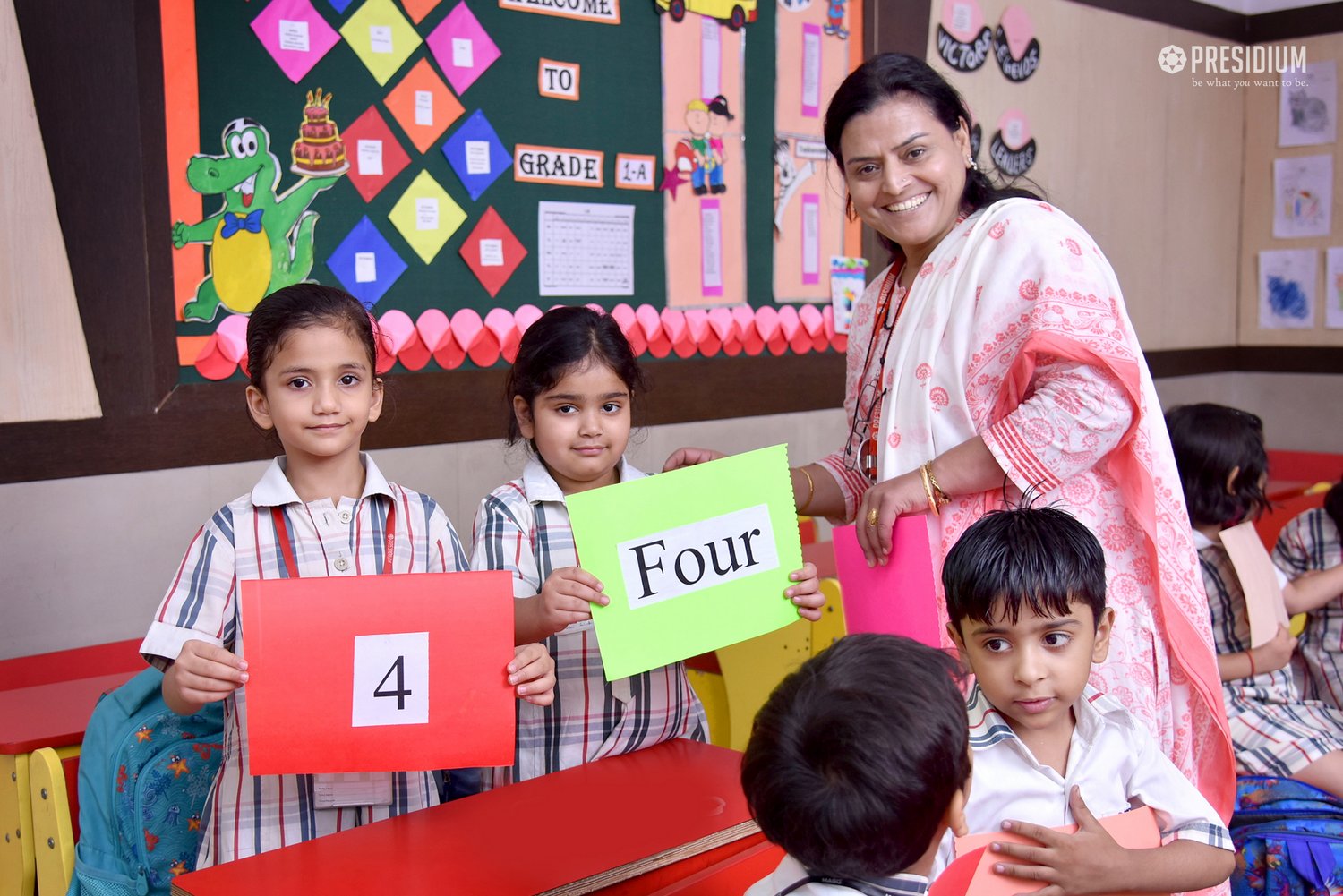 Presidium Gurgaon-57, YOUNG MINDS UNDERSTAND THE CONCEPT OF NUMBER NAMES