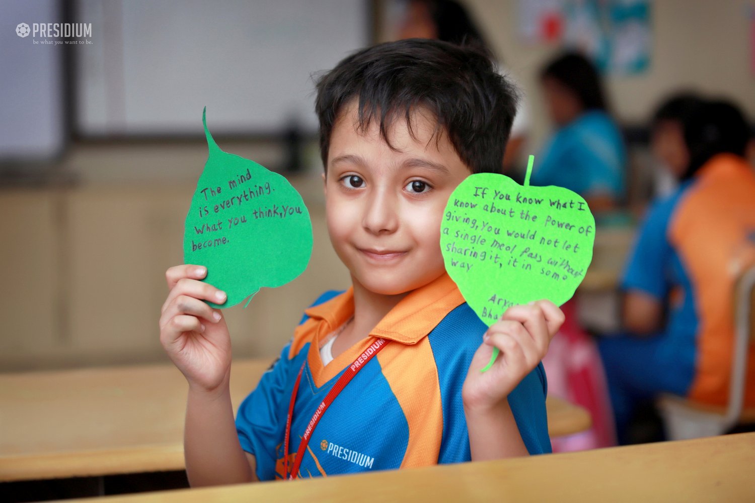 Presidium Indirapuram, STUDENTS LEARN  FROM THE NOBLE TEACHINGS OF LORD BUDDHA