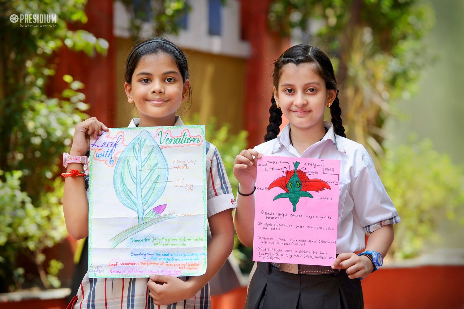 Presidium Pitampura, STUDENTS EXPAND THEIR KNOWLEDGE ABOUT PARTS OF PLANTS