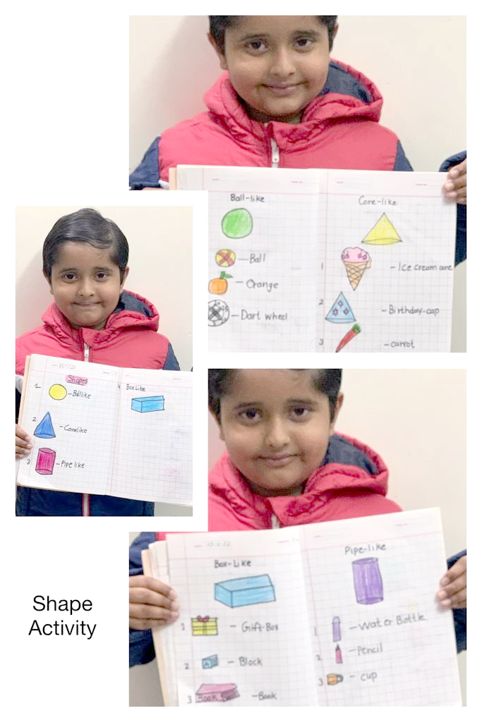 Presidium Pitampura, STUDENTS LEARN TO IDENTIFY & DESCRIBE DIFFERENT TYPES OF SHAPES