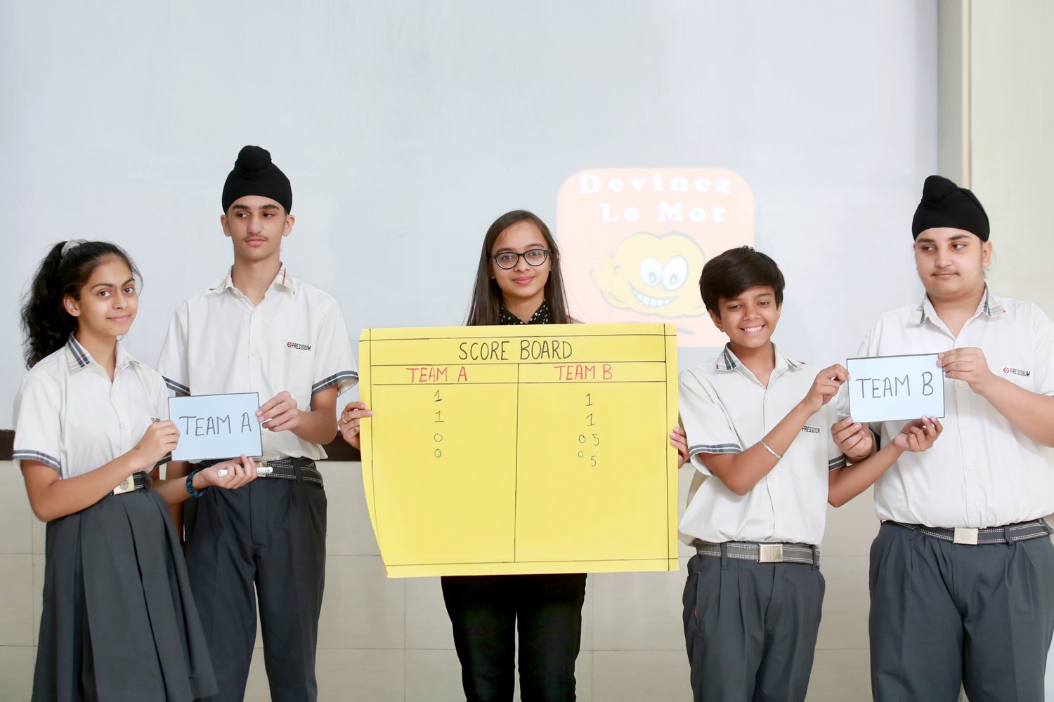 Presidium Rajnagar, STUDENTS EXPAND THEIR FRENCH VOCABULARY!