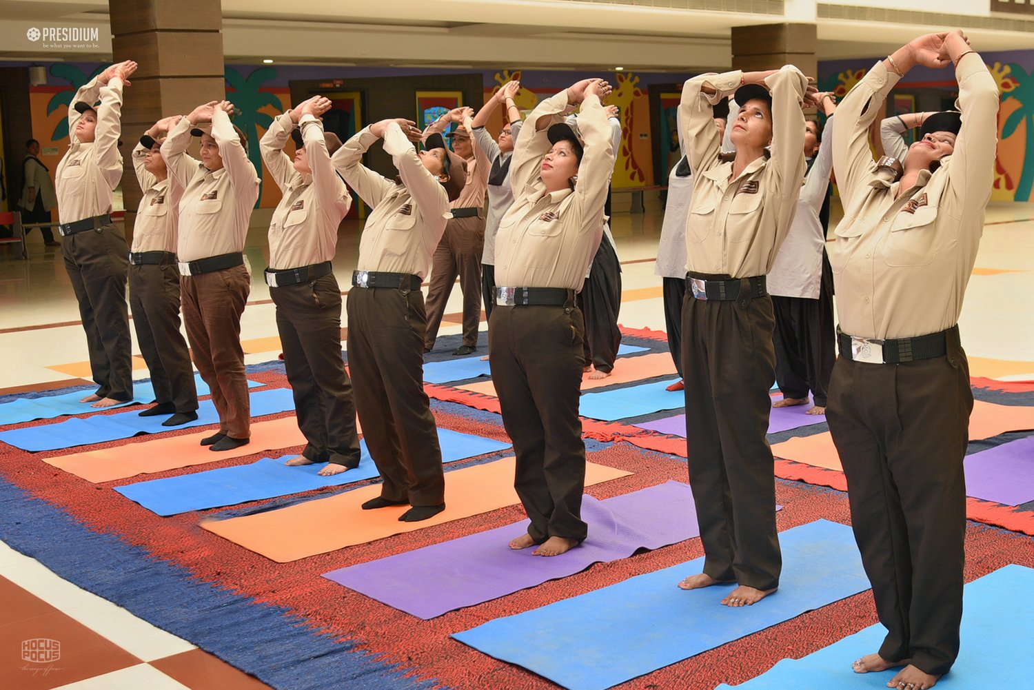 Presidium Rajnagar, STUDENTS ENCOURAGE ALL TO ADOPT A HEALTHY LIFESTYLE!